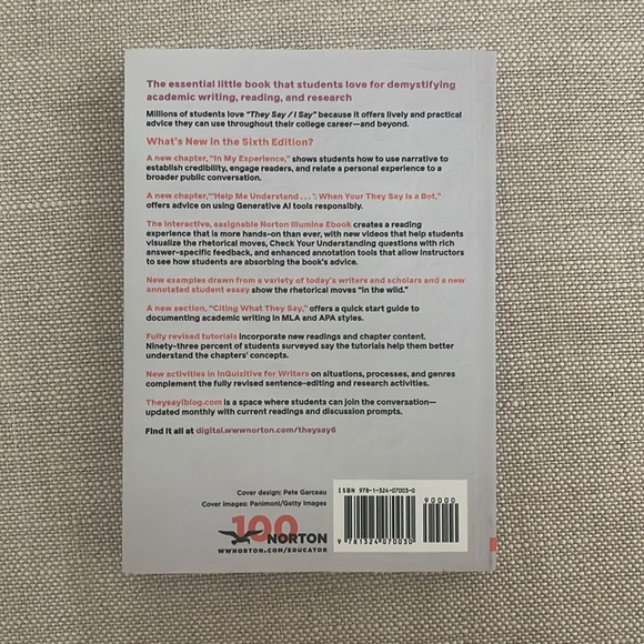 They Say, I Say 6th Edition - Picture 2 of 3
